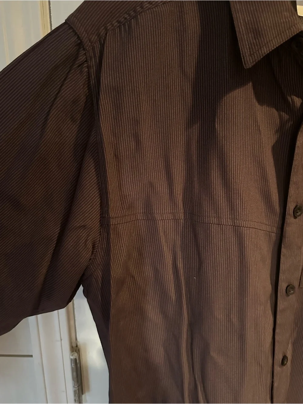 The North Face Men's Brown Button-Front Shirt